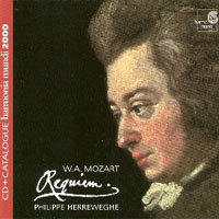 [중고] Philippe Herreweghe / Mozart : Requiem, Le Catalogue 2000 (수입/hmx2901620)