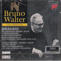 Bruno Walter / Brahms : A German Requiem (수입/미개봉/smk64469)
