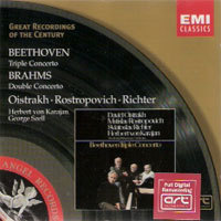 [중고] Herbert Von Karajan, George Szell / Beethoven : Triple Concerto, etc (수입/724356695429)