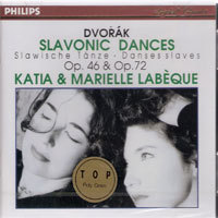 Katia &amp; Marielle Labeque / Dvorak : Slavonic Dances (미개봉/dp1758)
