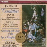 Gustav Leonhardt / Bach : Cantatas BWV.11 &amp; 249 (미개봉/dp2194)