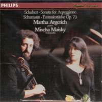 Martha Argerich, Mischa Maisky / Schubert : Sonata For Arpeggione &amp; Piano (미개봉/dp0158)