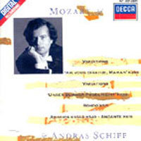 Andras Schiff / Mozart : Piano Variations K265 &amp; 455 etc (미개봉/dd0778)