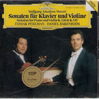 Itzhak Paerlman, Daniel Barenboim / Mozart : Violin Sonaten kV526 &amp; KV547 (미개봉/dg1945)