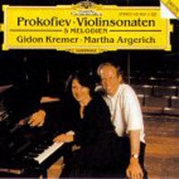Gidon Kremer, Martha Argerich / Prokofiev : Violin Sonata, 5 Melodien (미개봉/dg0974)