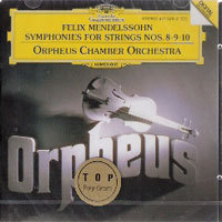 Orpheus Chamber Orchestra / Mendelssohn : Symphonies for Strings (미개봉/dg1149)