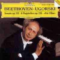 Anatol Ugorski / Beethoven : Piano Sonate Op111, 6bagatellen Op126 (미개봉/dg0998)