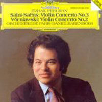 Itzhak Perlman, Daniel Barenboim / Saint-Saens, Wieniawski : Violin Concertos (미개봉/dg0147)