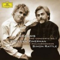 Krystian Zimerman, Simon Rattle / Brahms : Piano Concerto No.1 (미개봉/dg7163)