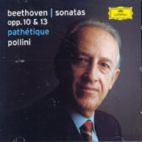 Maurizio Pollini / Beethoven : Piano Sonatas Opp.10 &amp; 13 Pathetique (미개봉/dg7119)