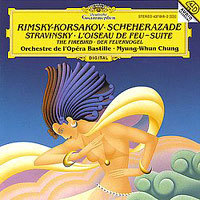 정명훈 / Rimsky-Korsakov : Scheherazade, Stravinsky : The Firebird Suite (미개봉/dg1550)