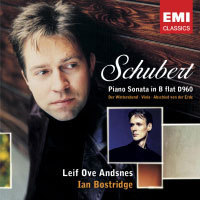 Ian Bostridge, Leif Ove Andsnes / Schubert : Piano Sonata D.960 &amp; 3 Lieder (미개봉/ekcd0744)