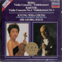[중고] 정경화, Gerog Solti / Berg, Bartok : Violin Concertos (미배봉/dd1980)