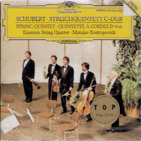 Emerson String Quartet, Mstislav Rostropovich / Schubert : Streich Quintett D956 (미개봉/dg0374)