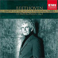 Simon Rattle / Beethoven : Symphony No.1 &amp; No.3 (미개봉/ekcd0786)