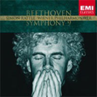 Simon Rattle / Beethoven : Symphony No.9 (미개봉/ekcd0741)