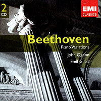 John Ogdon, Emil Gilels / Beethoven : Variations For Piano (2CD/미개봉/ekc2d0659)