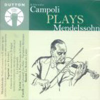 Alfredo Campoli / Alfredo Campoli Plays Mendelssohn (수입/미개봉/cdbp9718)