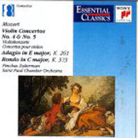 Pinchas Zukerman / Mozart : Violin Concertos No4.5 (수입/미개봉/sbk46540)