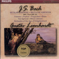 Gustav leonhardt / Bach : Secular Cantatas Bwv173a&amp;201 (미개봉/dp4702)