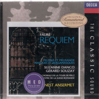 Enest Ansermet / Faure : Requiem, Pelleas Et Melisande, etc (미개봉/dd4395)