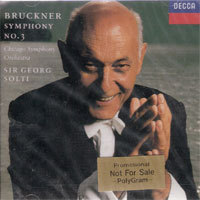 Sir Georg Solti / Bruckner : Symphony No.3 (미개봉/홍보용/dd2142)