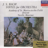 Neville Marriner / Bach : Orchestral Suites No1.4 (미개봉/홍보용/dd0939)