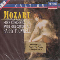 [중고] Barry Tuckwell / Mozart, Haydn : Horn Concertos (홍보용/dd2118)