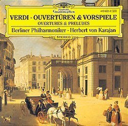 Herbert von Karajan / Verdi : Ouverturen &amp; Vorspiele (미개봉/dg0325)