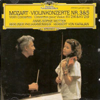 Anne Sophie Mutter / Mozart : Violinkonzerte Nr. 3&amp;5 (미개봉/dg0197)