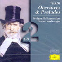 [중고] Herbert Von Karajan / Verdi : Overtures &amp; Preludes (2CD/dg3728)