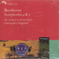 Christopher Hogwood / Beethoven : Symphony No4&amp;5 (미개봉/dd3359)
