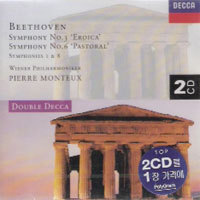 Pierre Monteux / Beethoven : Symphony No1.3.6.8 (2CD/미개봉/dd2964)