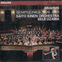 Seiji Ozawa / Brahms : Symphonies Nos.2&amp;3 (미개봉/dp1388)