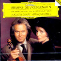 Maria Joao Pires, Augustin Dumay / Brahms : Violin Sonaten (미개봉/홍보용/dg2568)