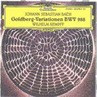 Wilhelm Kempff / Bach : Goldberg Variationen Bwv988 (미개봉/홍보용/dg2186)