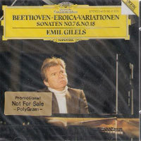 Emil Gilels / Beethoven : Eroica, Variationen U.A. (미개봉/홍보용/dg2566)