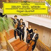 Hagen Quartett / Debussy, Ravel, Webern : String Quartets (미개봉/홍보용/dg2158)