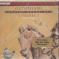 I Musici / Geminiani : Concerti Grossi Op.3 (미개봉/홍보용/dp2163)