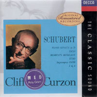 [중고] Clifford Curzon / Schubert : Piano Sonata D850, 6 Moments Musicaux (홍보용/dd4307)