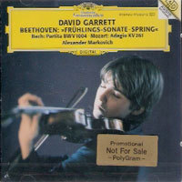 David Garrett, Alexander Markovich / Beethovenm J.S. Bach, Mozert (미개봉/홍보용/dg3135)