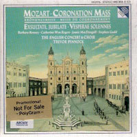 [중고] Trevor Pinnock / Mozart : Coronation Mass (홍보용/dg3102)