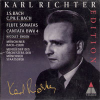 [중고] Karl Richter / J.S. Bach : Sonatas and Cantata BWV4 (수입/0630114272)