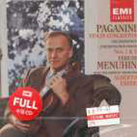 [중고] Yehudi Menuhin / Paganini : Violin Concertos No1.2 (수입/cdc7470882)