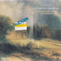 Roy Goodman / Handel : Concerti Grossi Op.3 (수입/미개봉/cda66633)