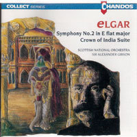 [중고] Alexander Gibson / Elgar : Symphony No.2, Crown ofn India Suite (수입/chan6523)