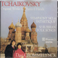 [중고] Duo Crommielynck / Tchaikovsky : Symphony No.6, Russian Songs (cvcd7063)