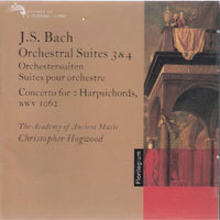 Christopher Hogwood / Bach : Orchestral Suites 3 &amp;4 (수입/미개봉/d103311)