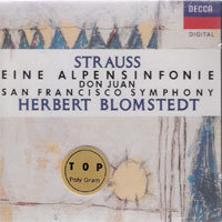 Herbert Blomstedt / Strauss ; Eine Alpensinfonie, Don Juan (미개봉/dd0784)