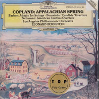 leonard Bernstein / Copland : Appalachian Spring, Barber : Adagio (미개봉/dg0575)